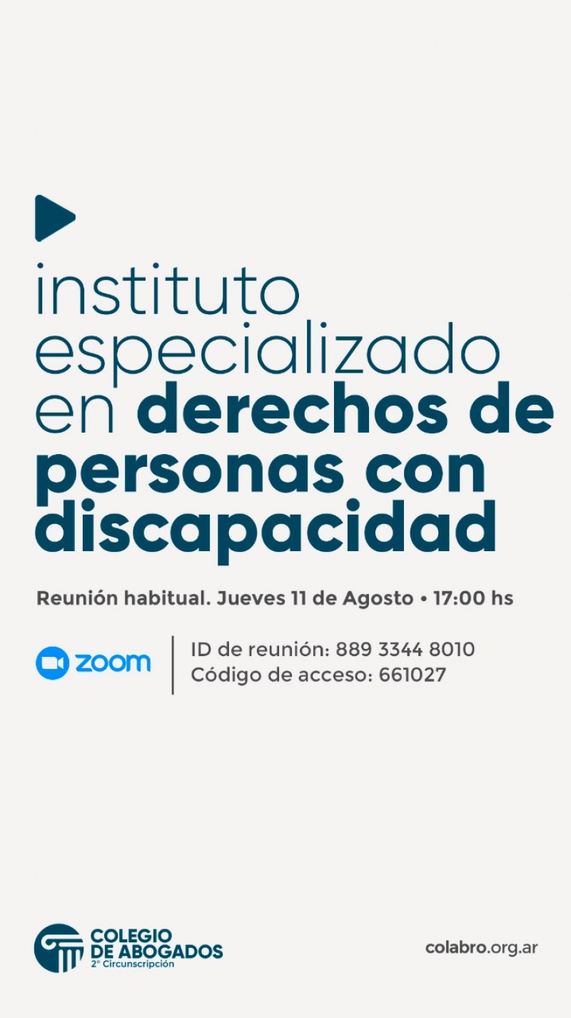 Reunión habitual - 11/08/2022